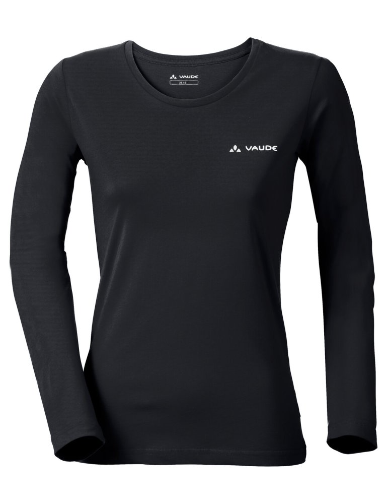 VAUDE Women's Brand LS Shirt black Größ 36