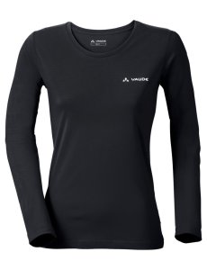 VAUDE Women's Brand LS Shirt black Größ 42