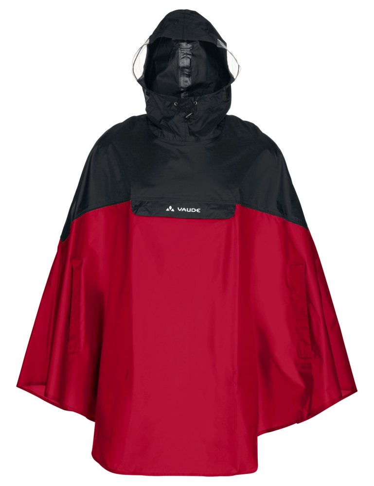 VAUDE Covero Poncho II indian red Größ S
